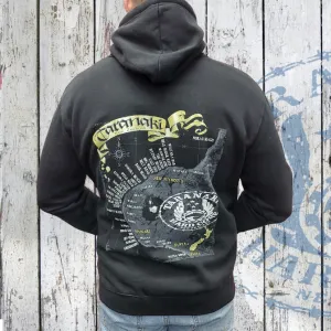 Mens Coastal Hoodie - Black