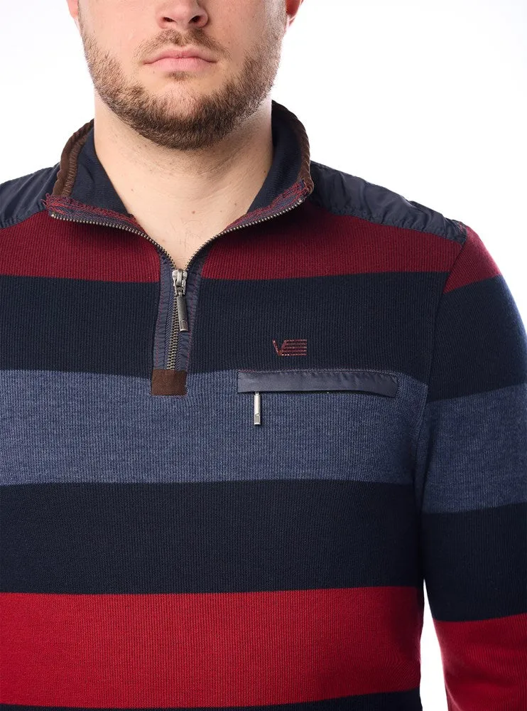 Men's mock zip sweater