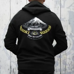 Mens Mountain Hoodie - Black/Yellow