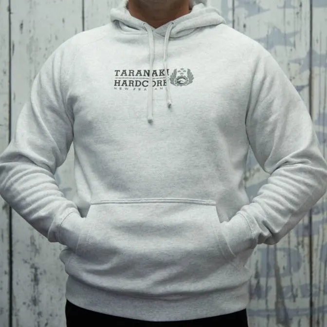 Mens Mountain To Sea Hoodie - White Marle