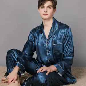 Mens Satin Pajama Set