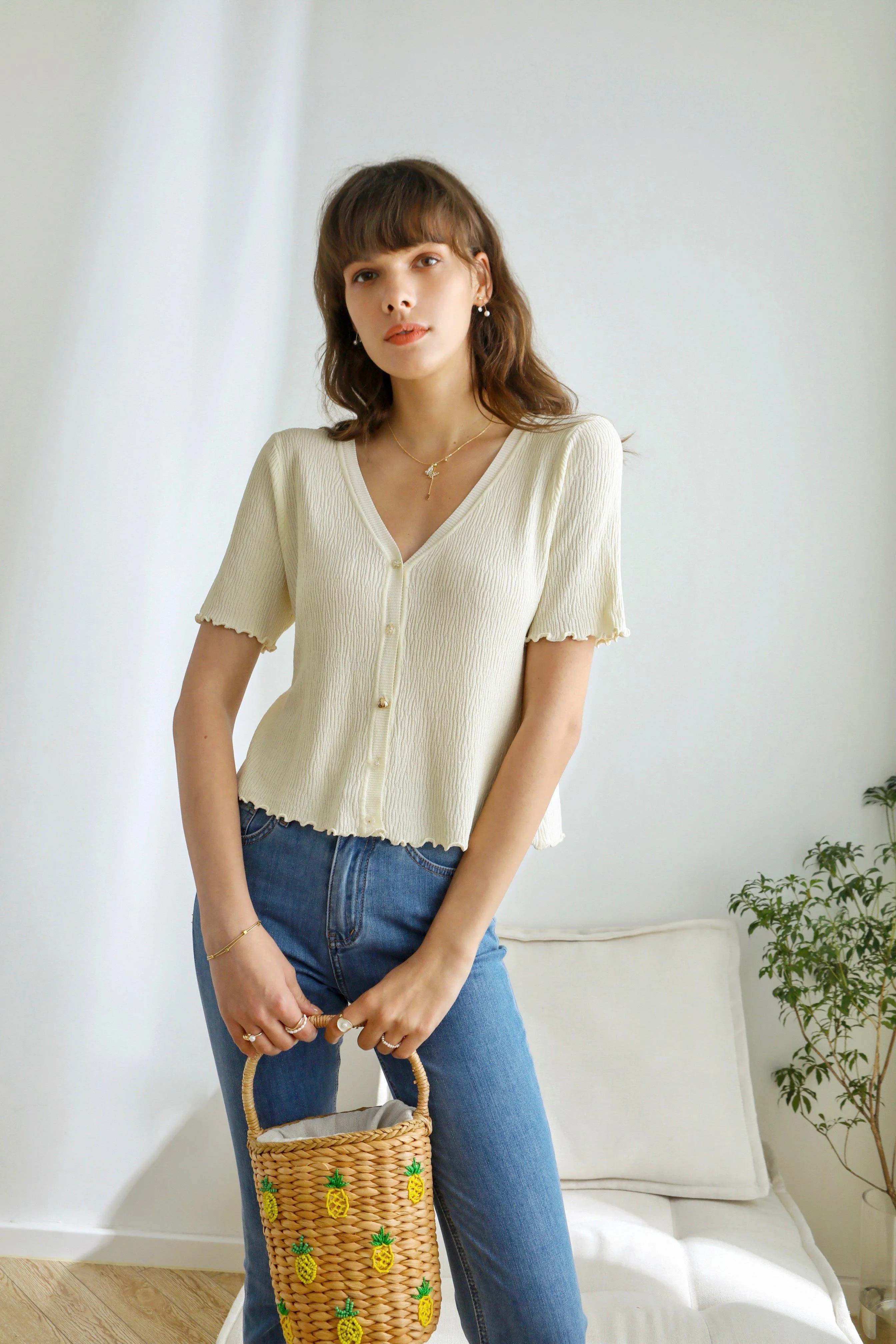 Mila Stretch Knit Cardigan