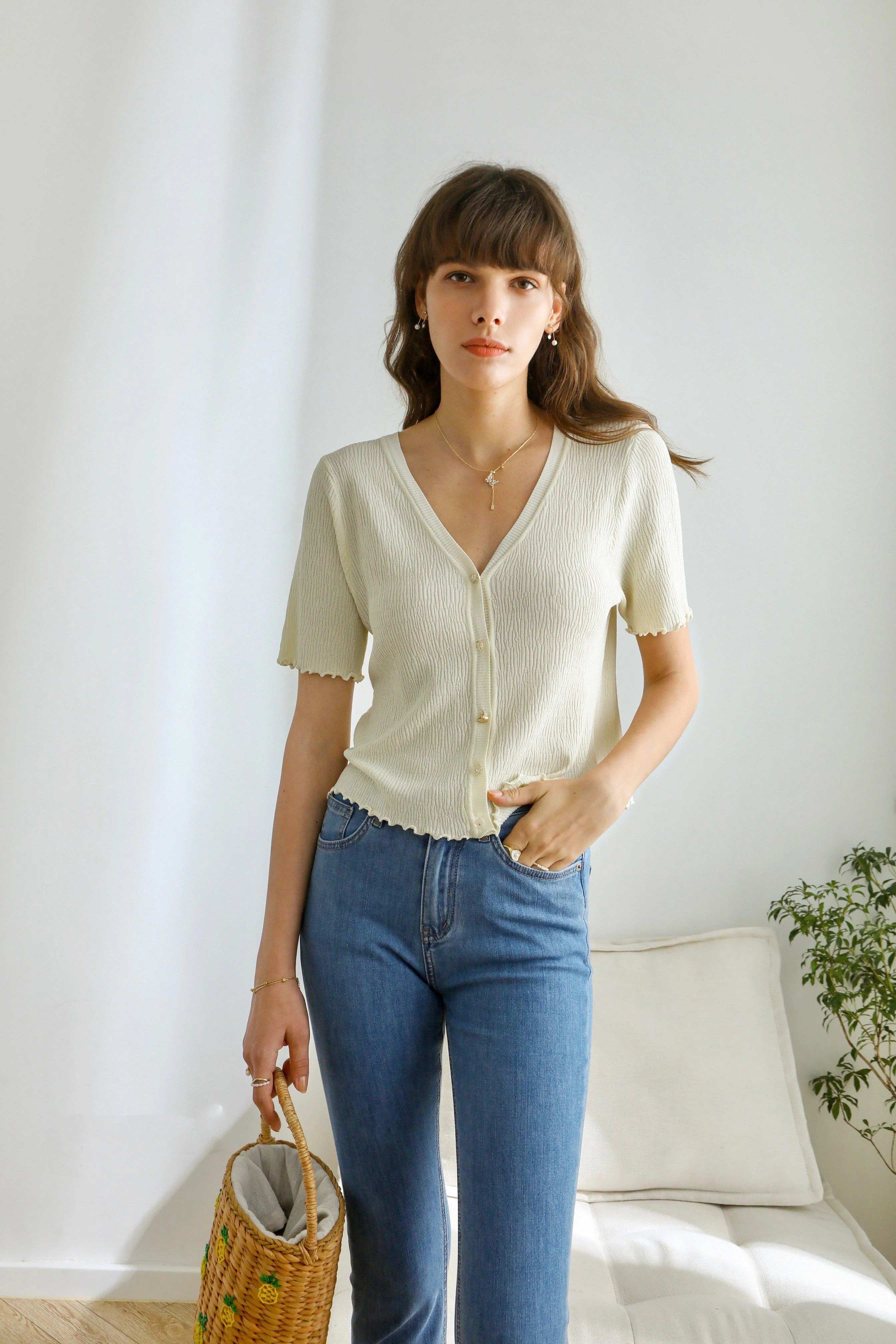 Mila Stretch Knit Cardigan