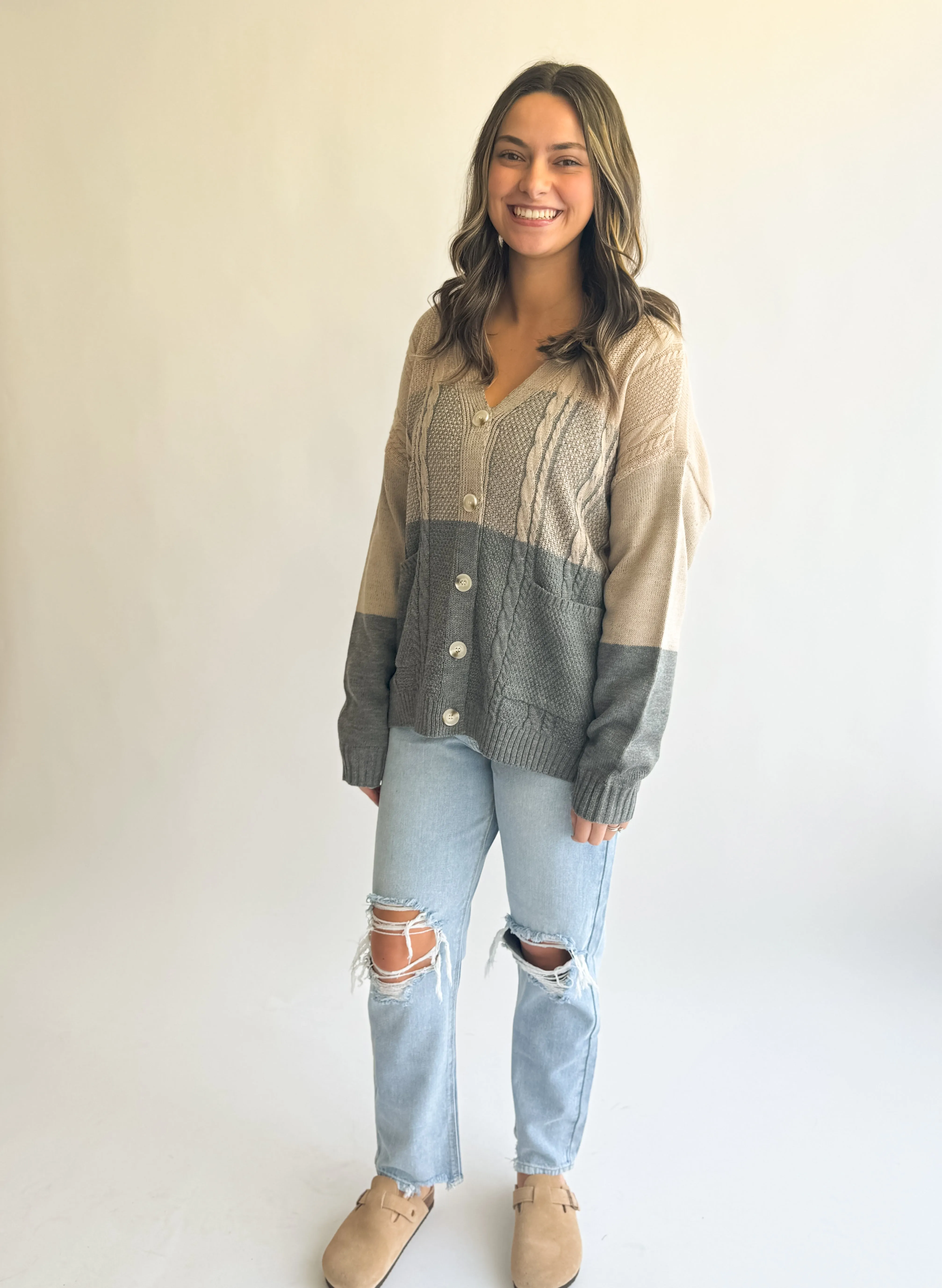 Mocha Ombre Cardigan