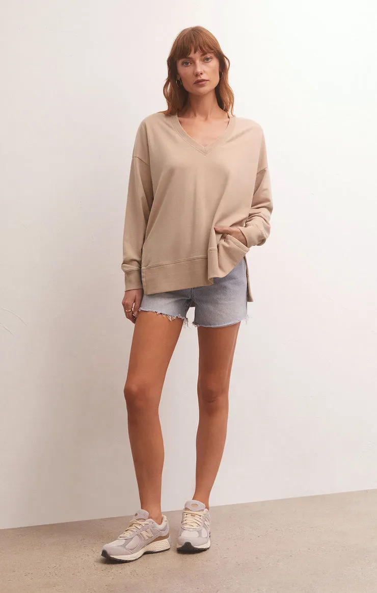MODERN WEEKENDER V-NECK / BIRCH