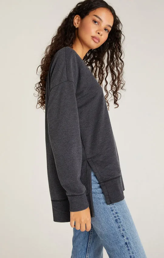 MODERN WEEKENDER V-NECK / JET BLACK