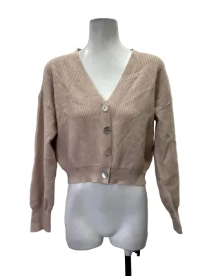 Muted Pink Knotted Cardigan