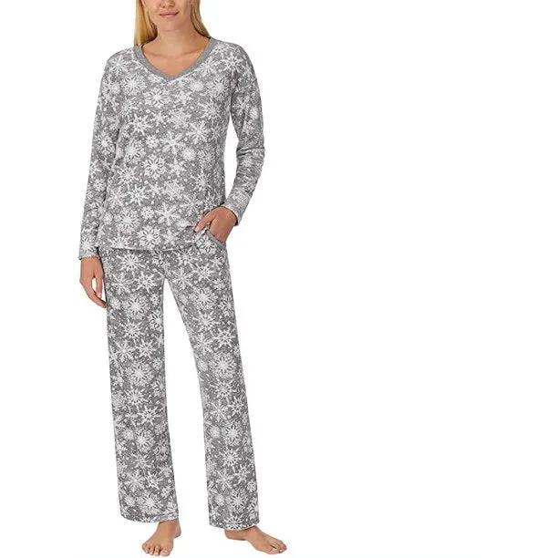 Nautica Women's 2 Piece Fleece Pajama Sleepwear Set