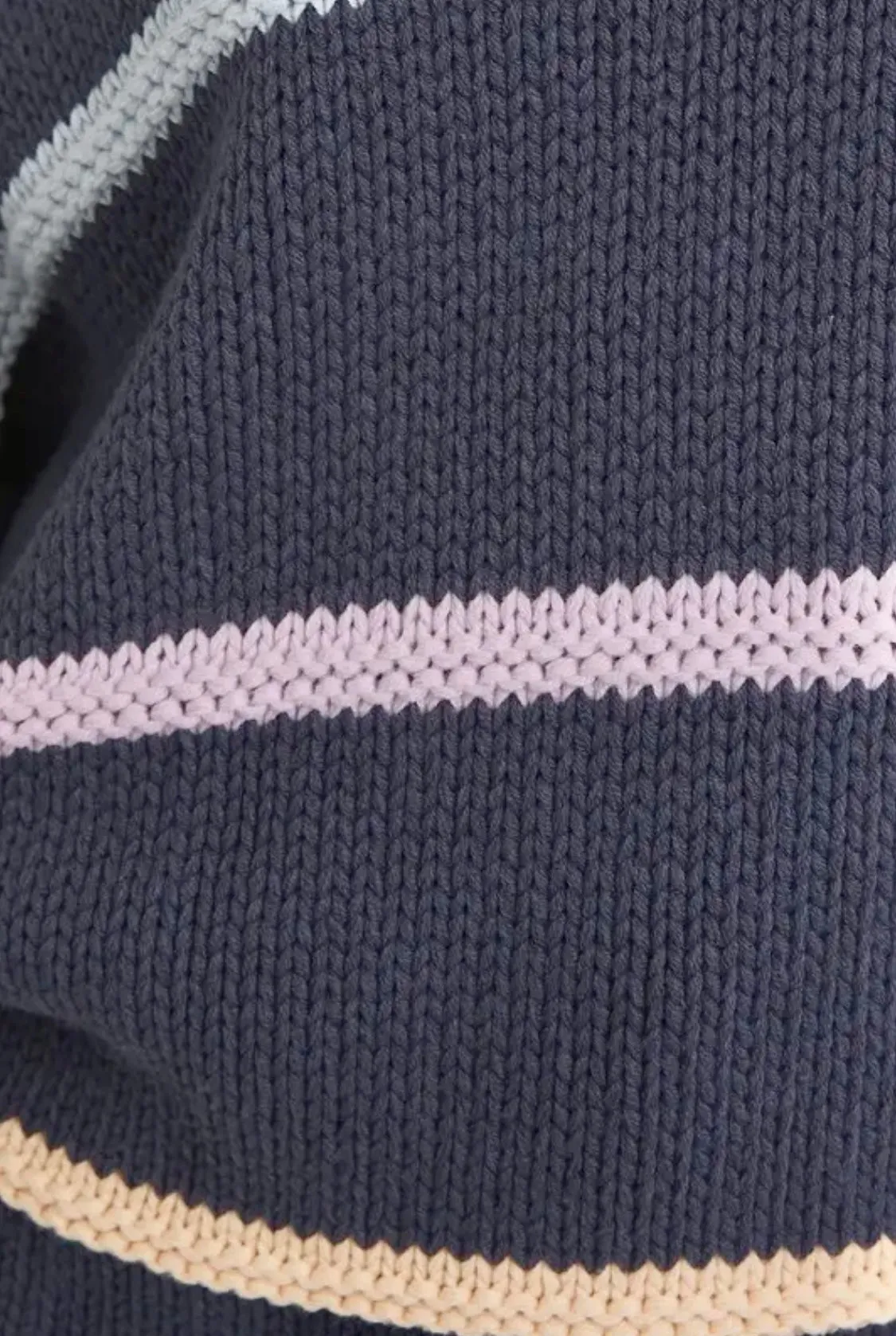 Navy All Day Striped Sweater