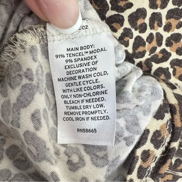 New Nordstrom Tranquility Modal Pajamas Animal Print Mixed Size Set