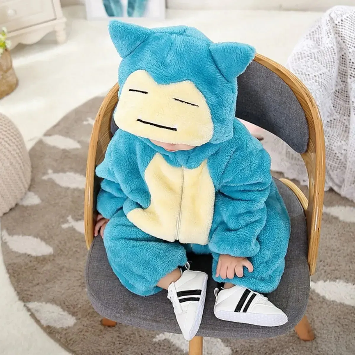 New with tags Pokemon Snorlax Baby Romper Sz 6-12 months! Unlicensed