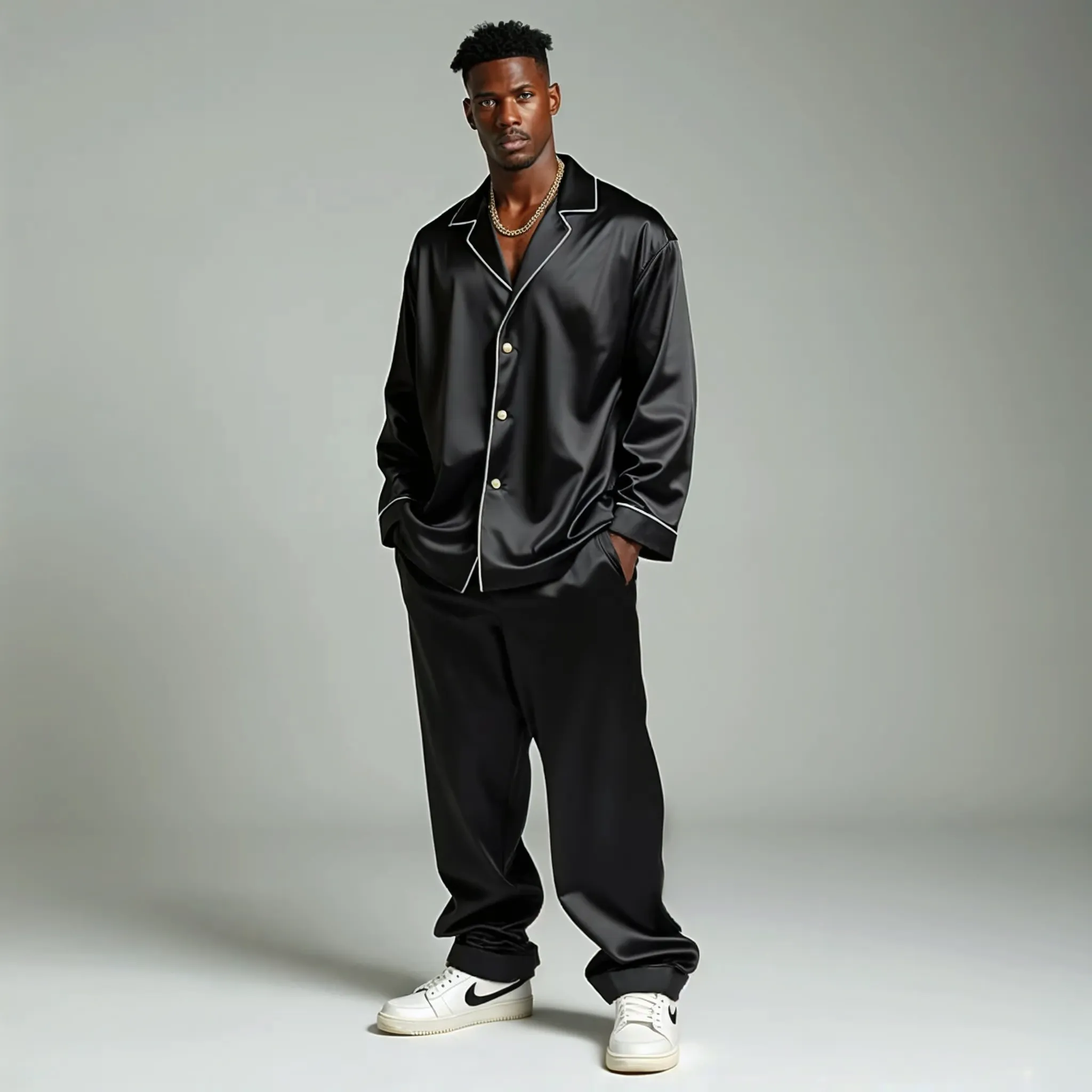 Noir Delight Men Pajamas