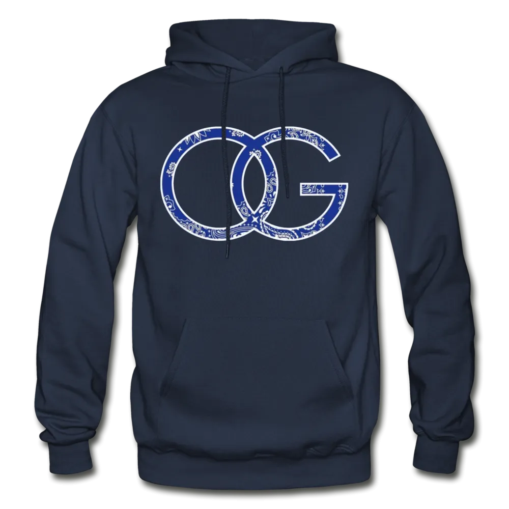 OG Crip with Blue Bandana Premium Adult Hoodie