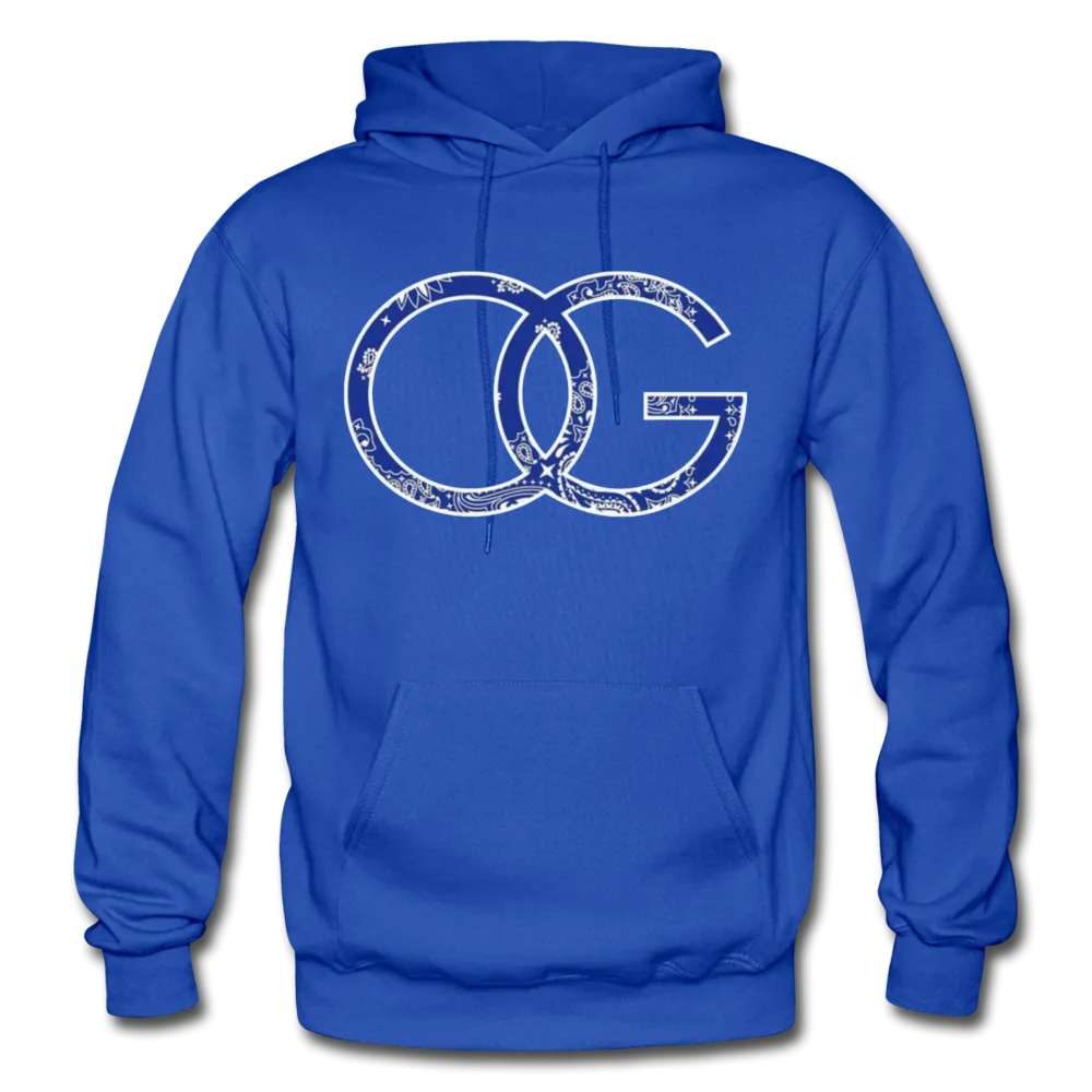OG Crip with Blue Bandana Premium Adult Hoodie