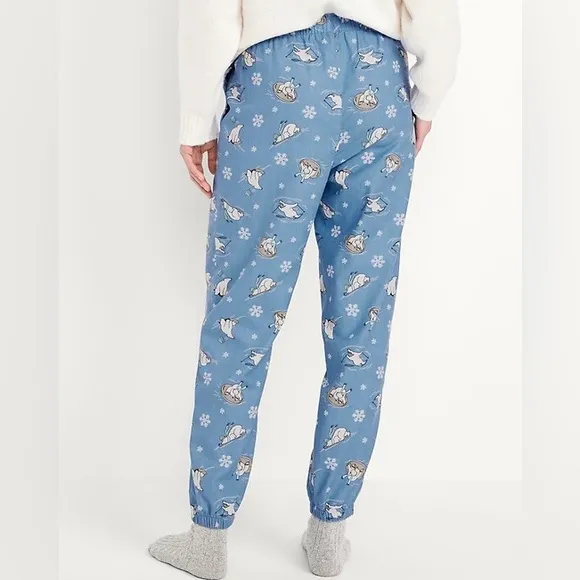 Old Navy polar bear cotton flannel pajamas sleep shirt and  bottoms XXL NWT