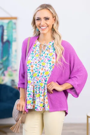 Orchid Dolman Sleeve Cardigan