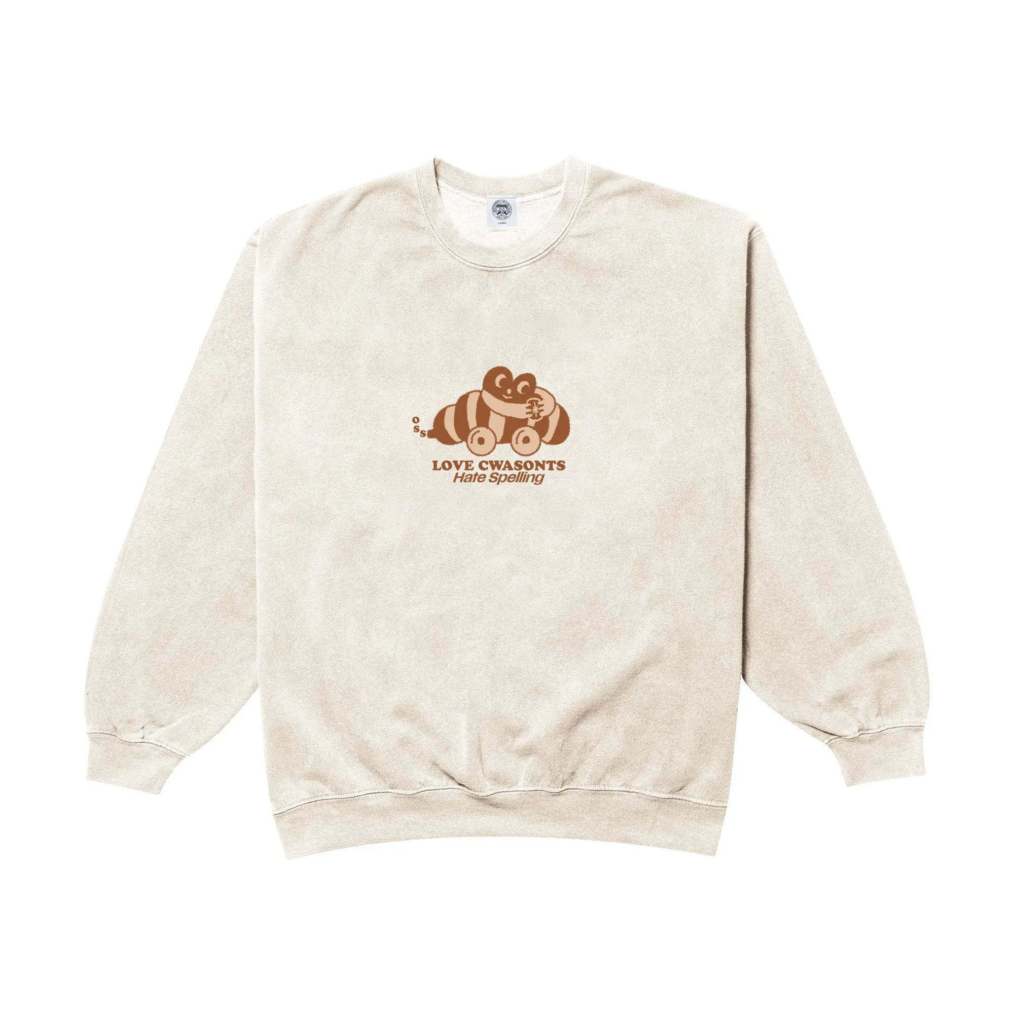 Other Side Store 'Love Cwasonts' Sweater - Vintage Washed Ecru
