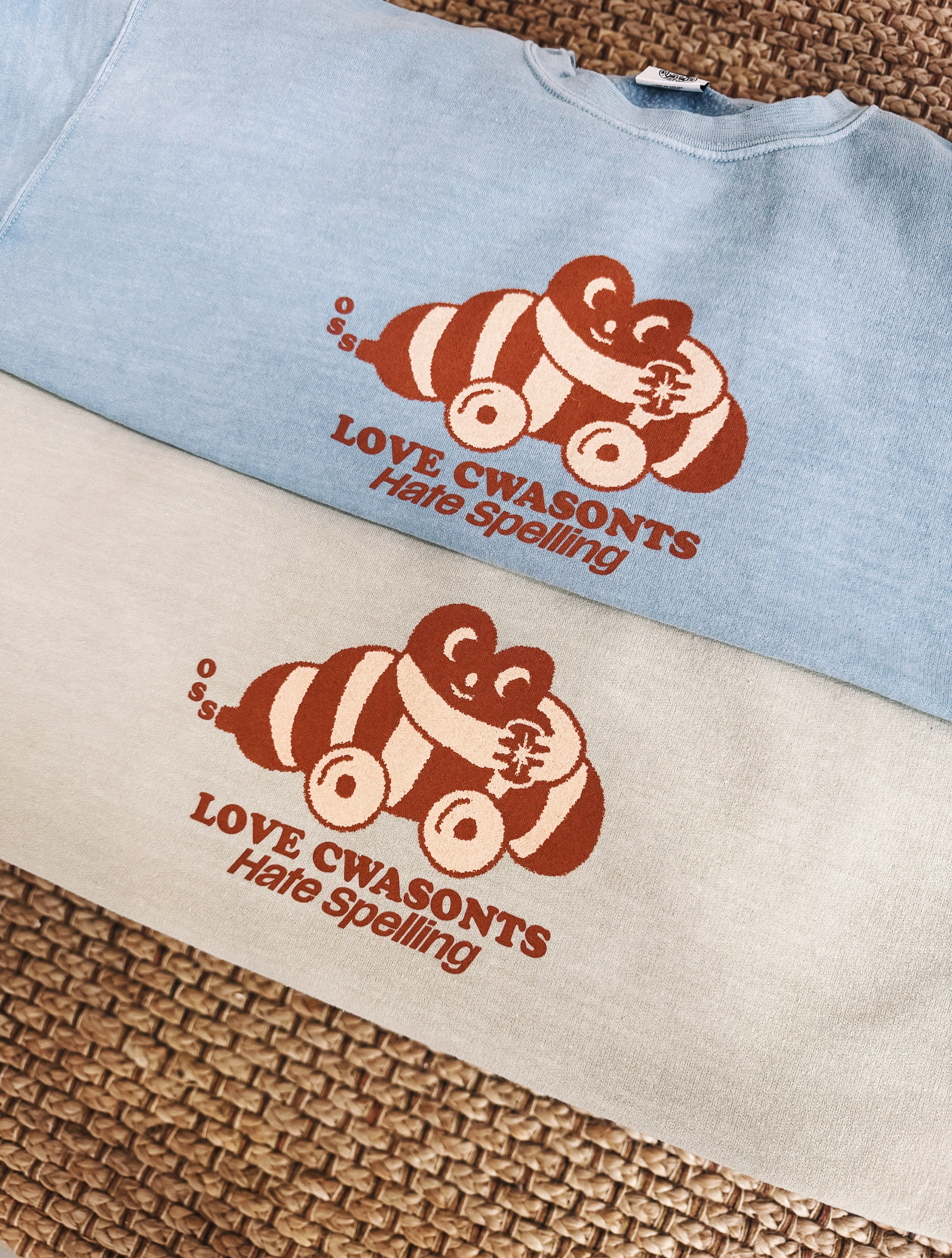 Other Side Store 'Love Cwasonts' Sweater - Vintage Washed Ecru