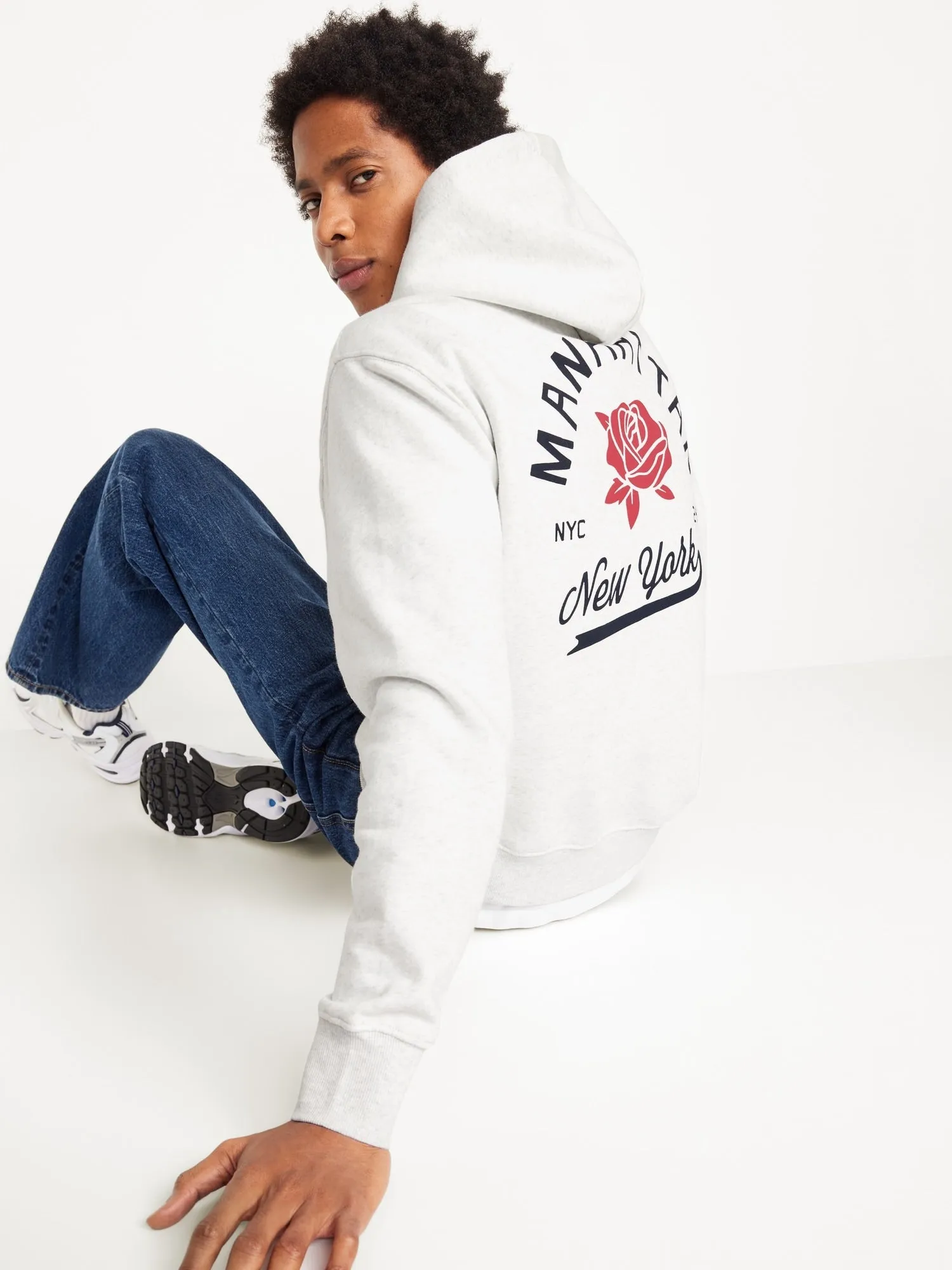Oversized Essential Graphic Hoodie