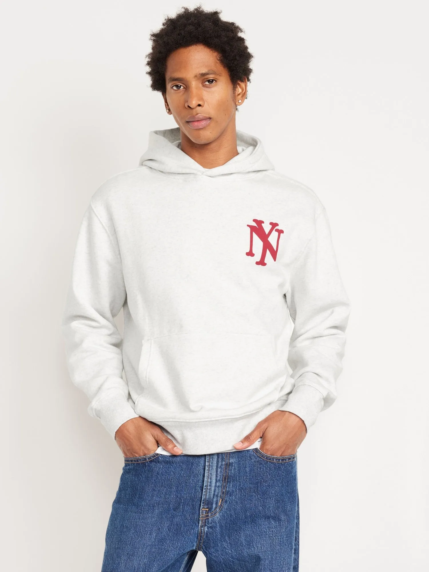 Oversized Essential Graphic Hoodie