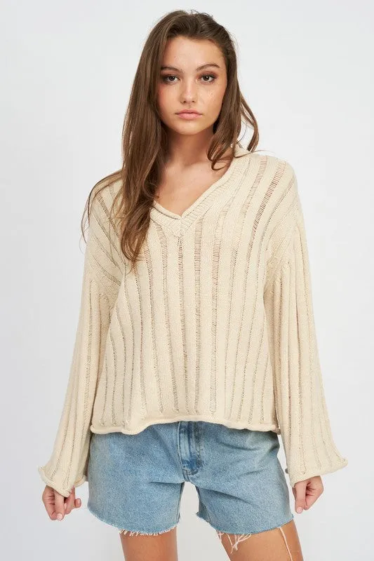 Oversized Orange Sweater