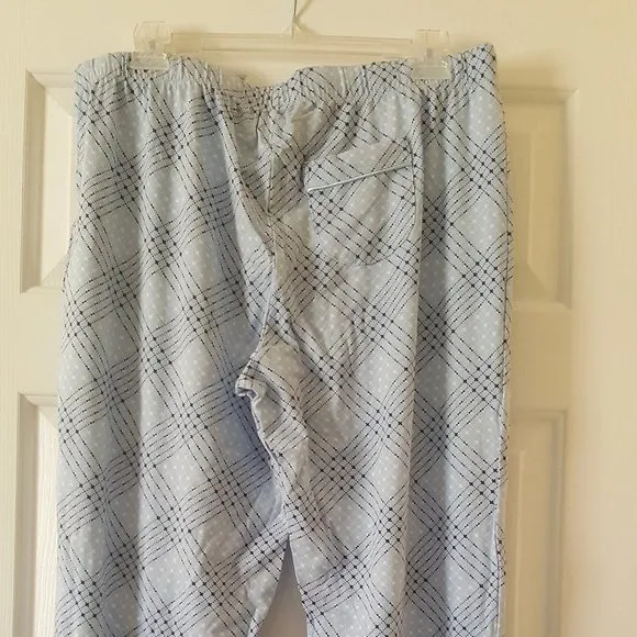 PENDLETON Sleepwear Pajamas Set Top Bottom PJ Button Top Size Large