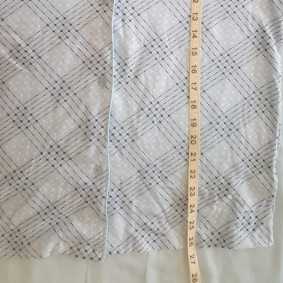 PENDLETON Sleepwear Pajamas Set Top Bottom PJ Button Top Size Large