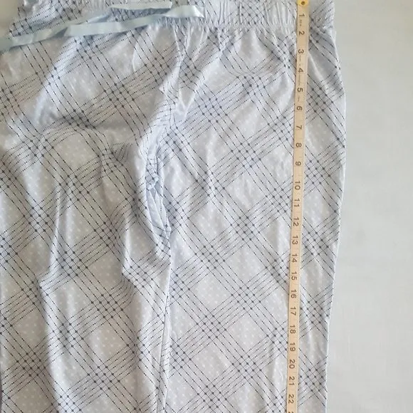 PENDLETON Sleepwear Pajamas Set Top Bottom PJ Button Top Size Large