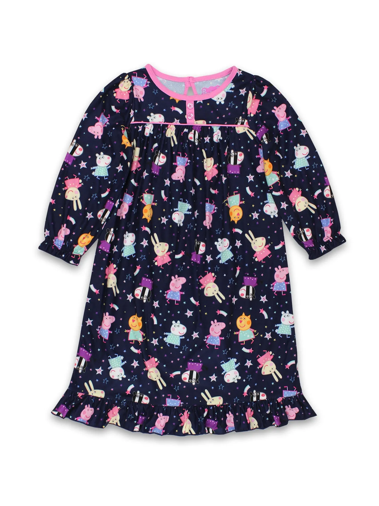 Peppa Pig Flannel Granny Gown Nightgown