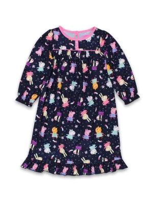 Peppa Pig Flannel Granny Gown Nightgown
