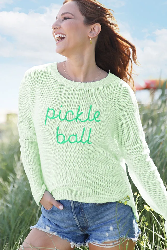 Pickleball Crew Cotton Sweater