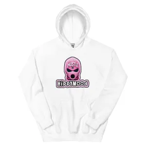 Pink Canna Ski Mask Pullover Hoodie
