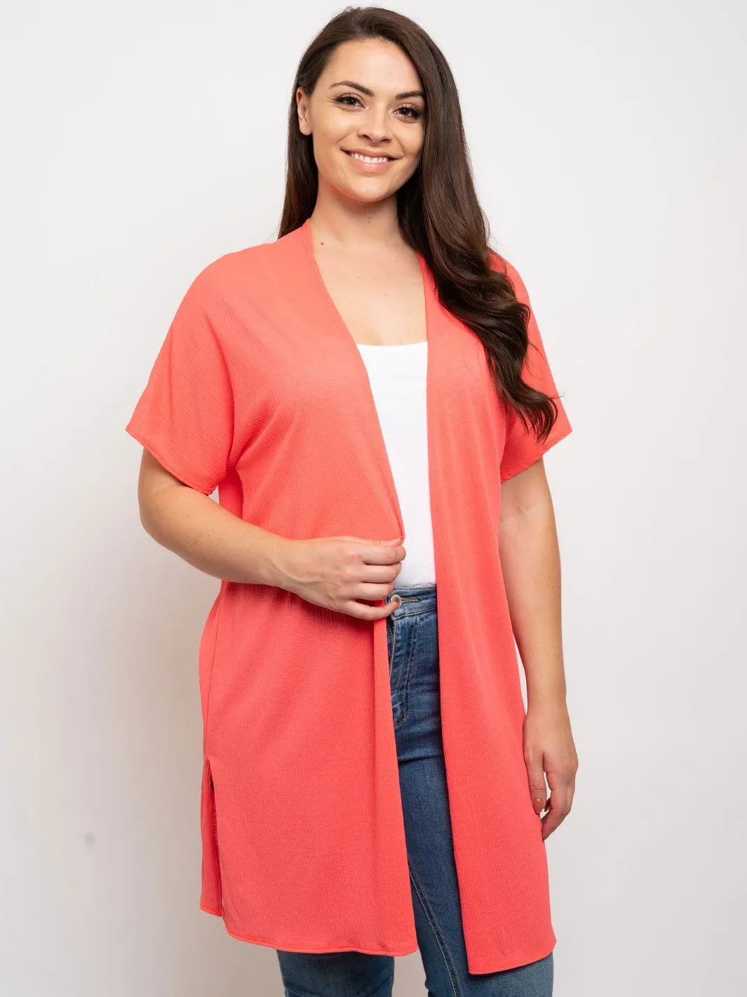 PLUS SIZE CARDIGAN