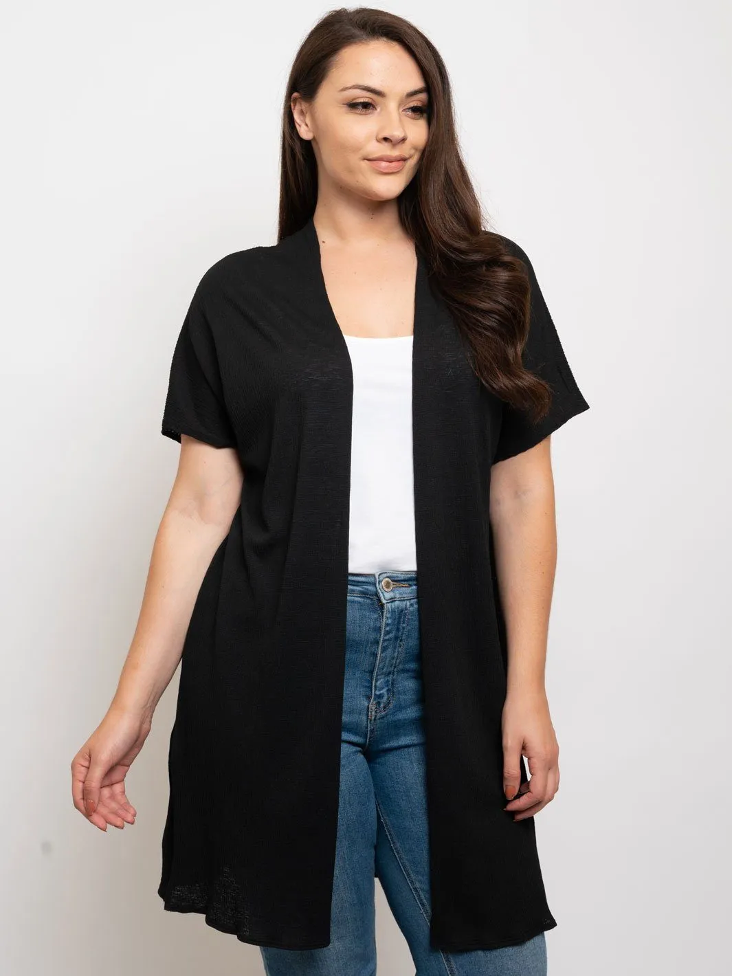 PLUS SIZE CARDIGAN