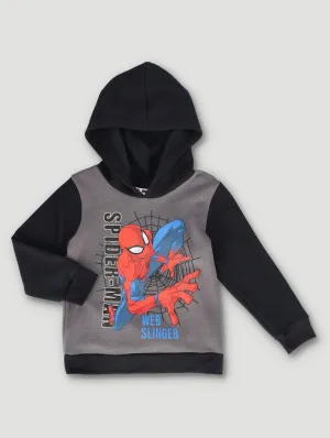 Pre-Boys Colorblock Hoody - Black