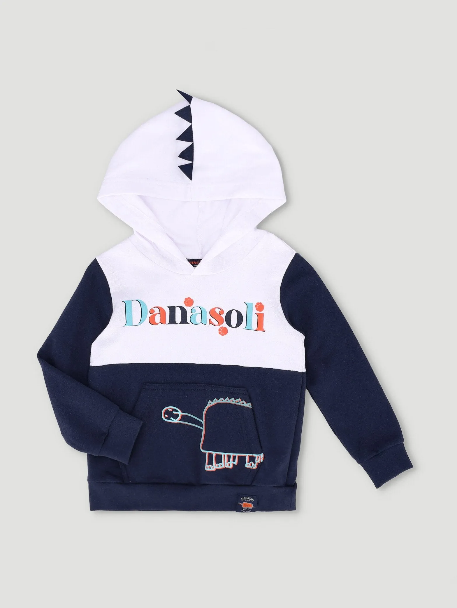 Pre-Boys Danasoli Colorblock Fleece Hoody - Navy