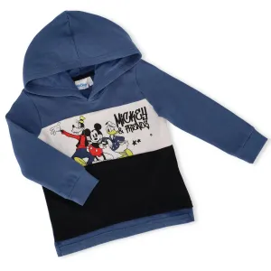 Pre-Boys Mickey Mouse Colorblock Hoodie - Blue