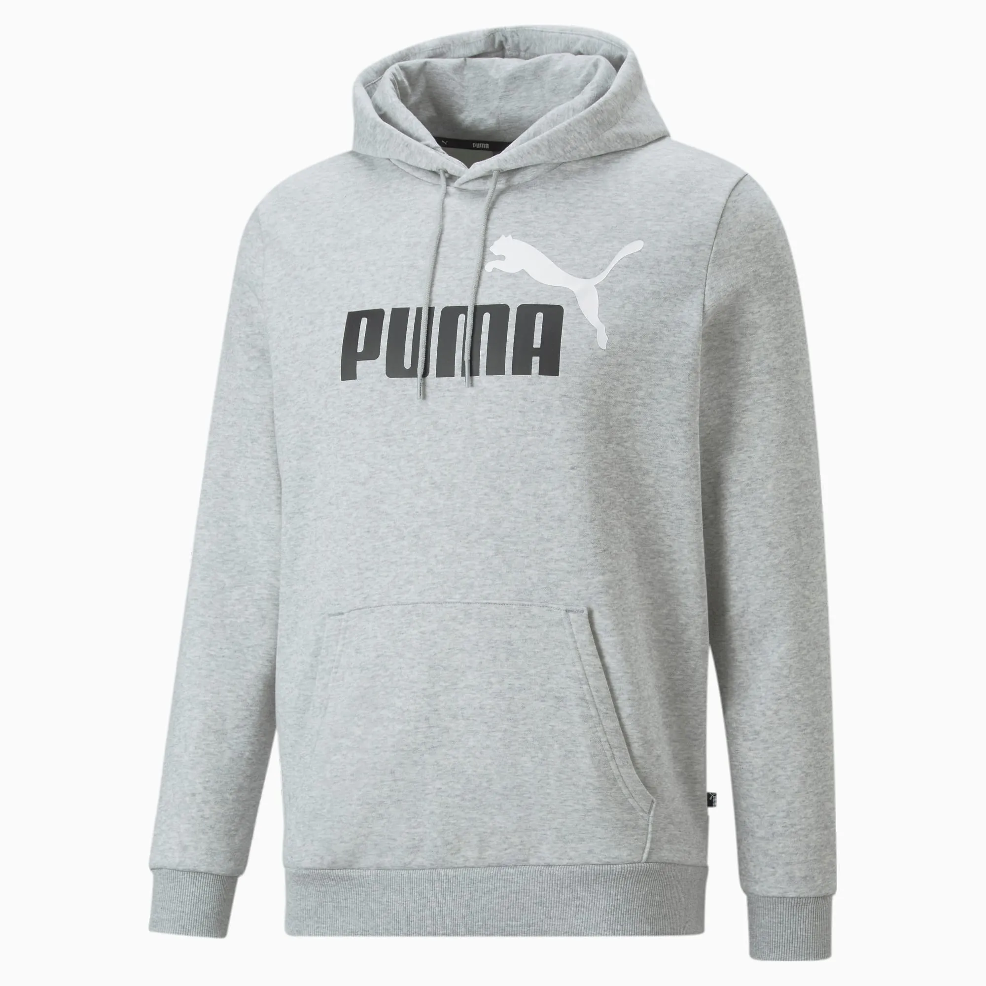 PUMA MENS HOODIE ESSENTIALS   TWO TONE BIG LOGO