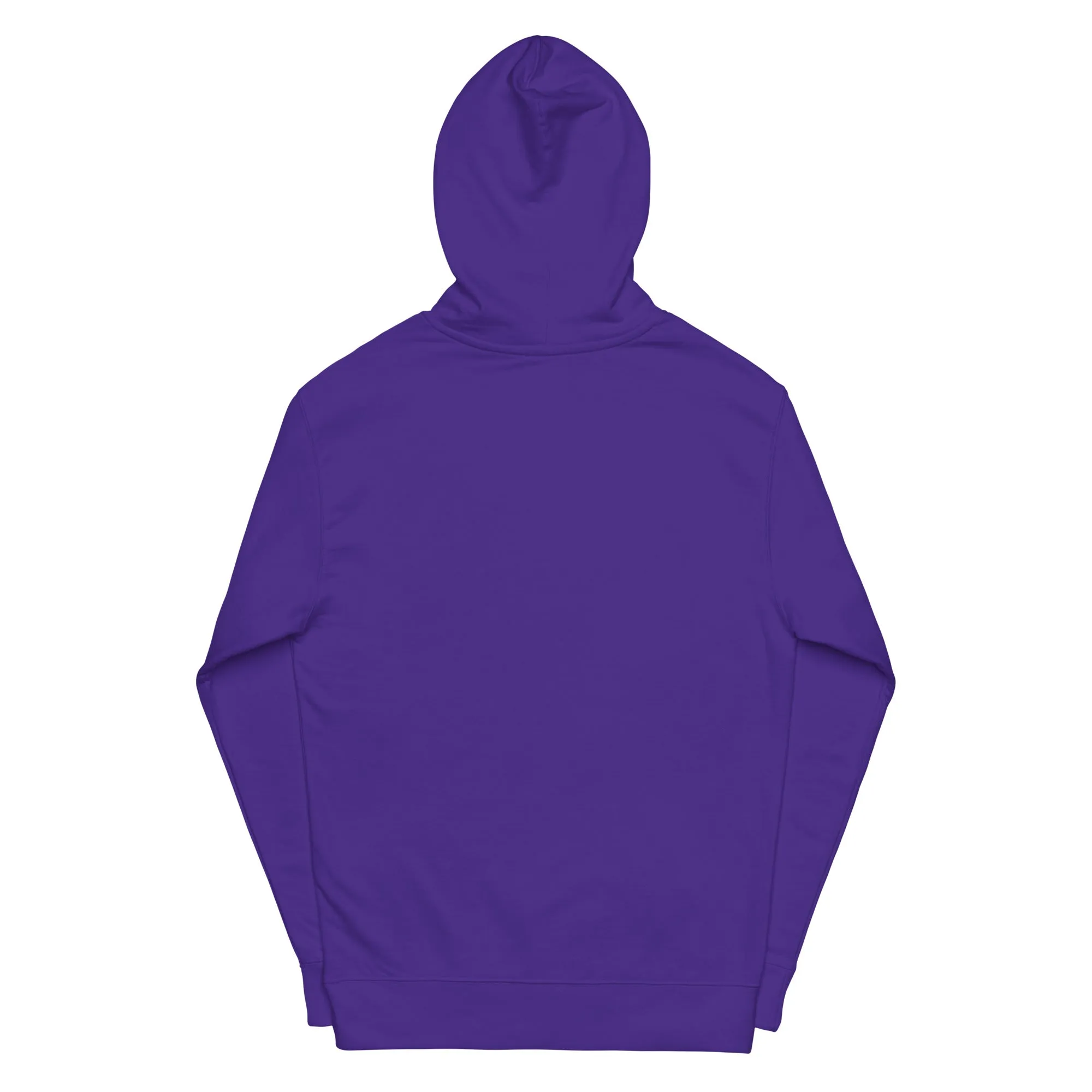 Purple Baddie Print Pullover Hoodie