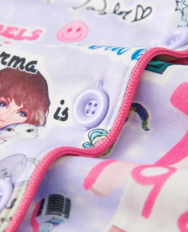 Purple TS Pajama Set