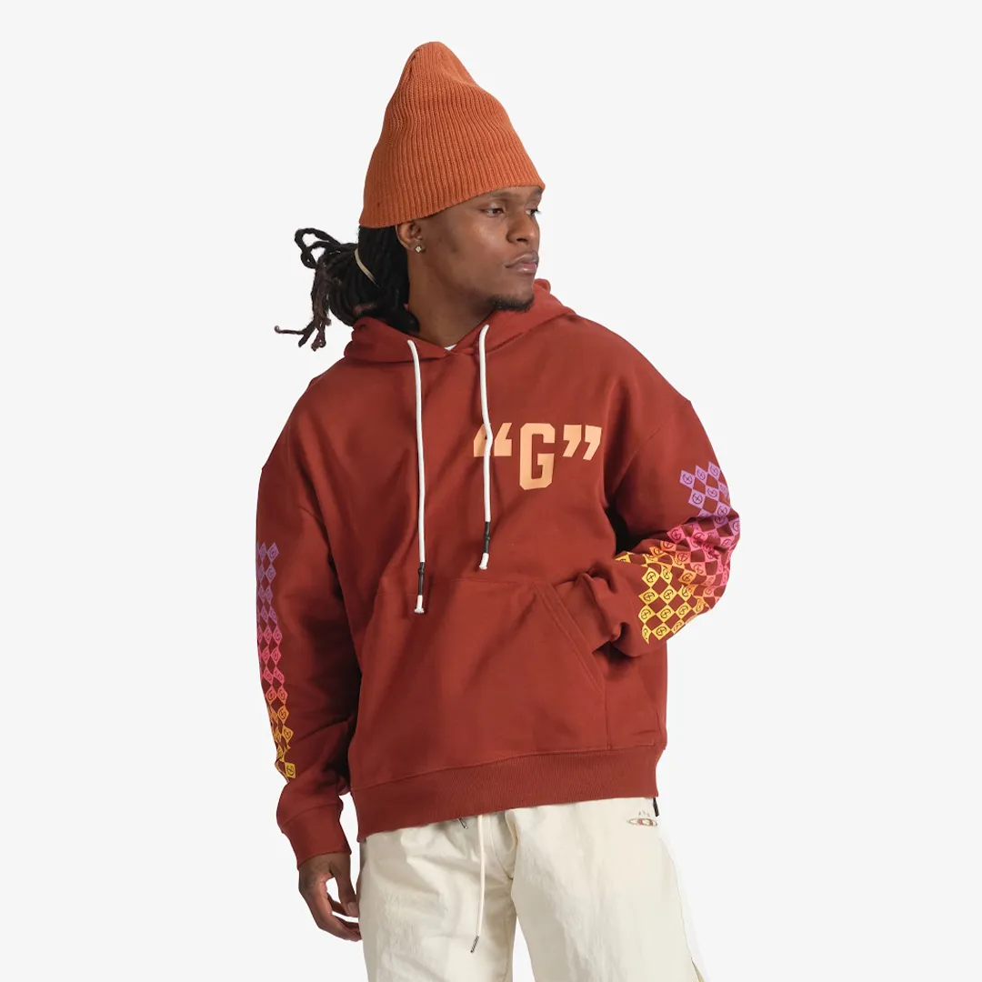 "G" Hoodie (brick)
