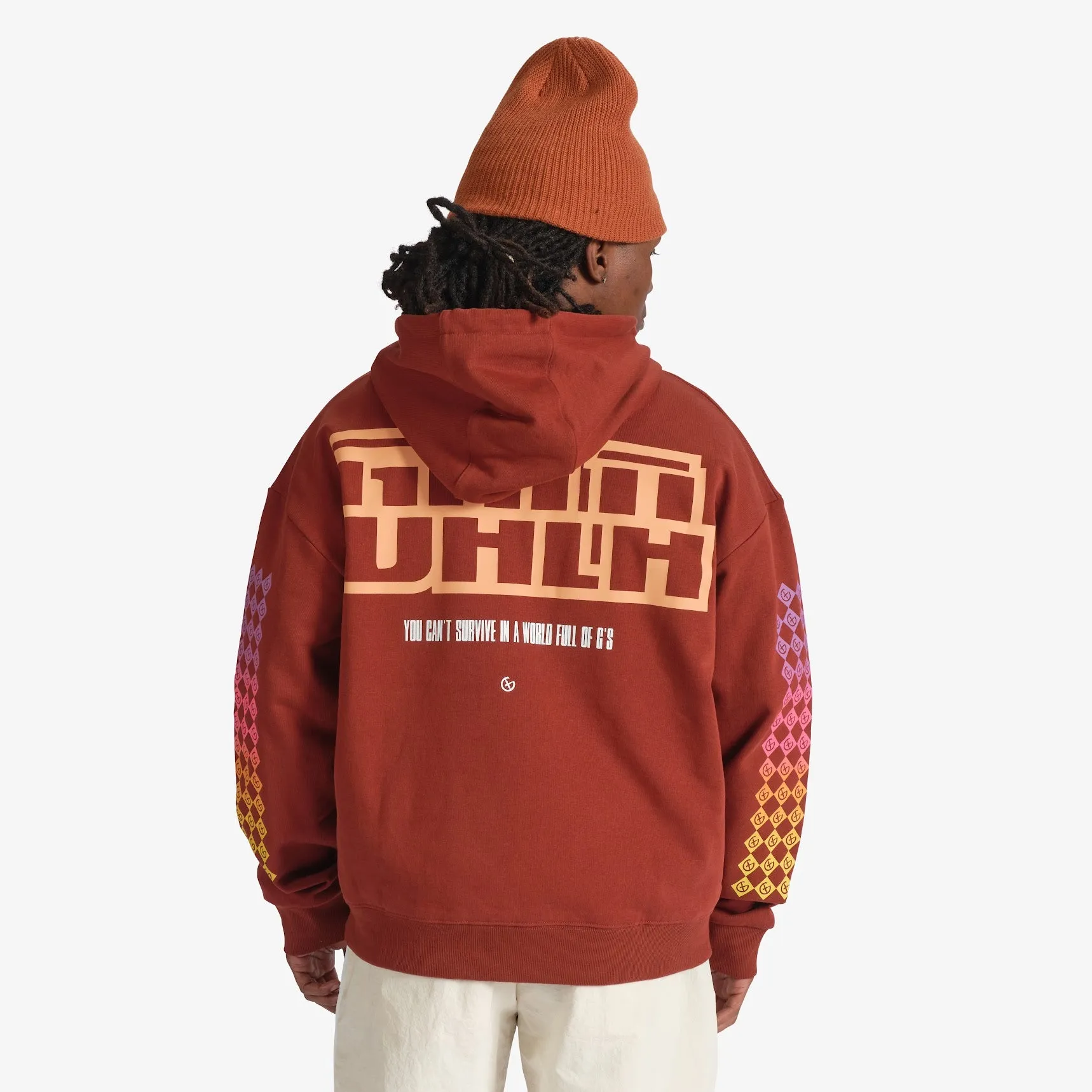 "G" Hoodie (brick)