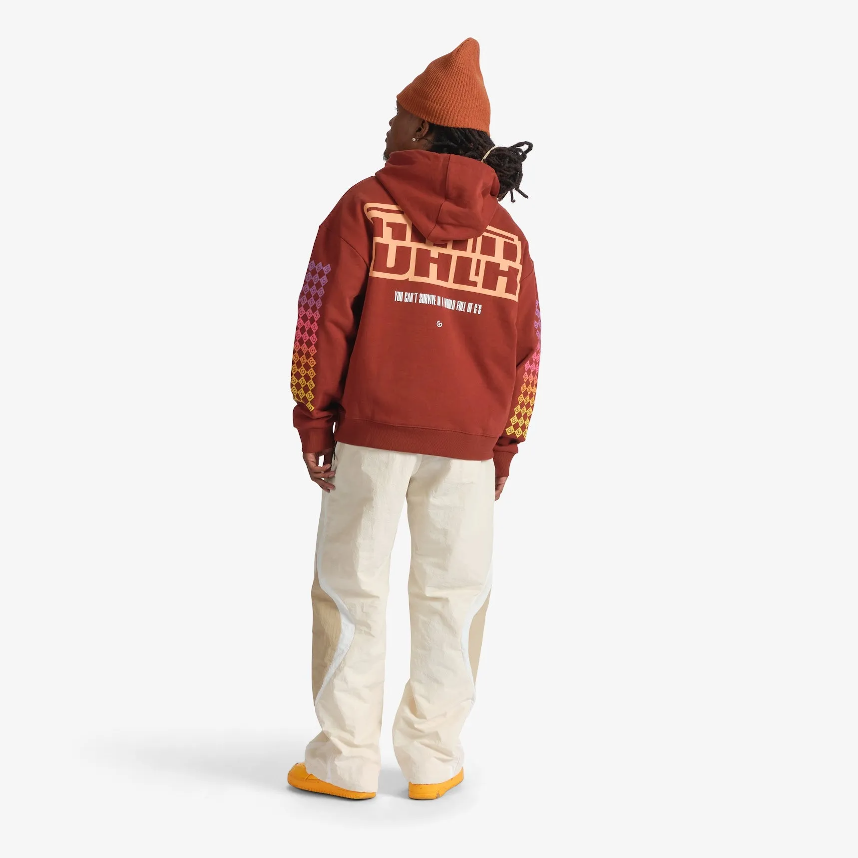 "G" Hoodie (brick)