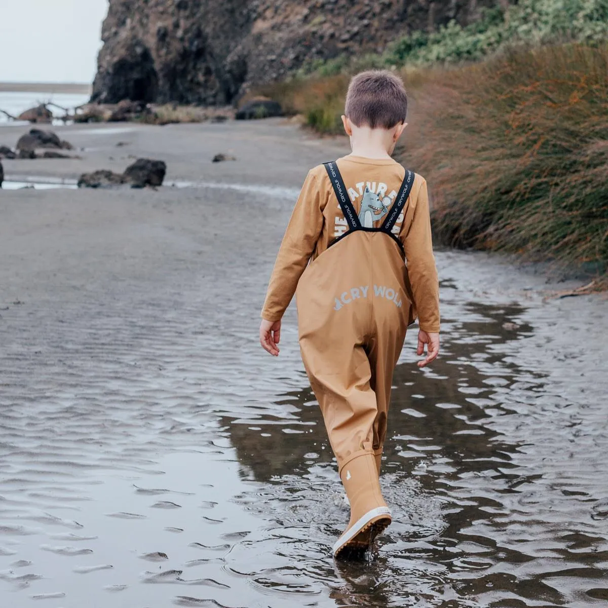 Rain Overalls - Tan