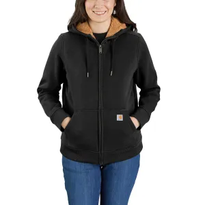 Relaxed Fit Midweight Sherpa Lined Full Zip Sweatshirt