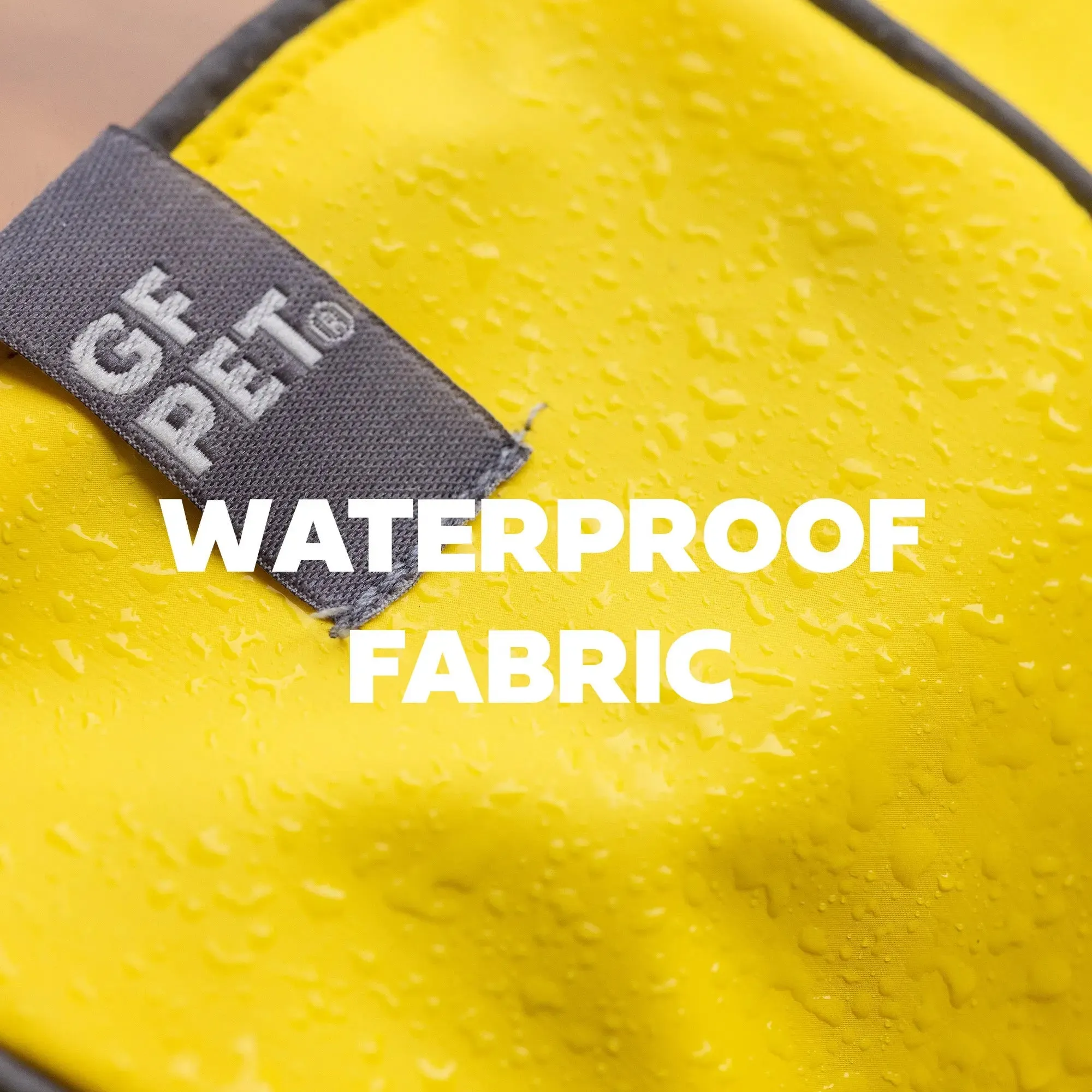 Reversible Dog Raincoat | Neon Aqua & Iridescent