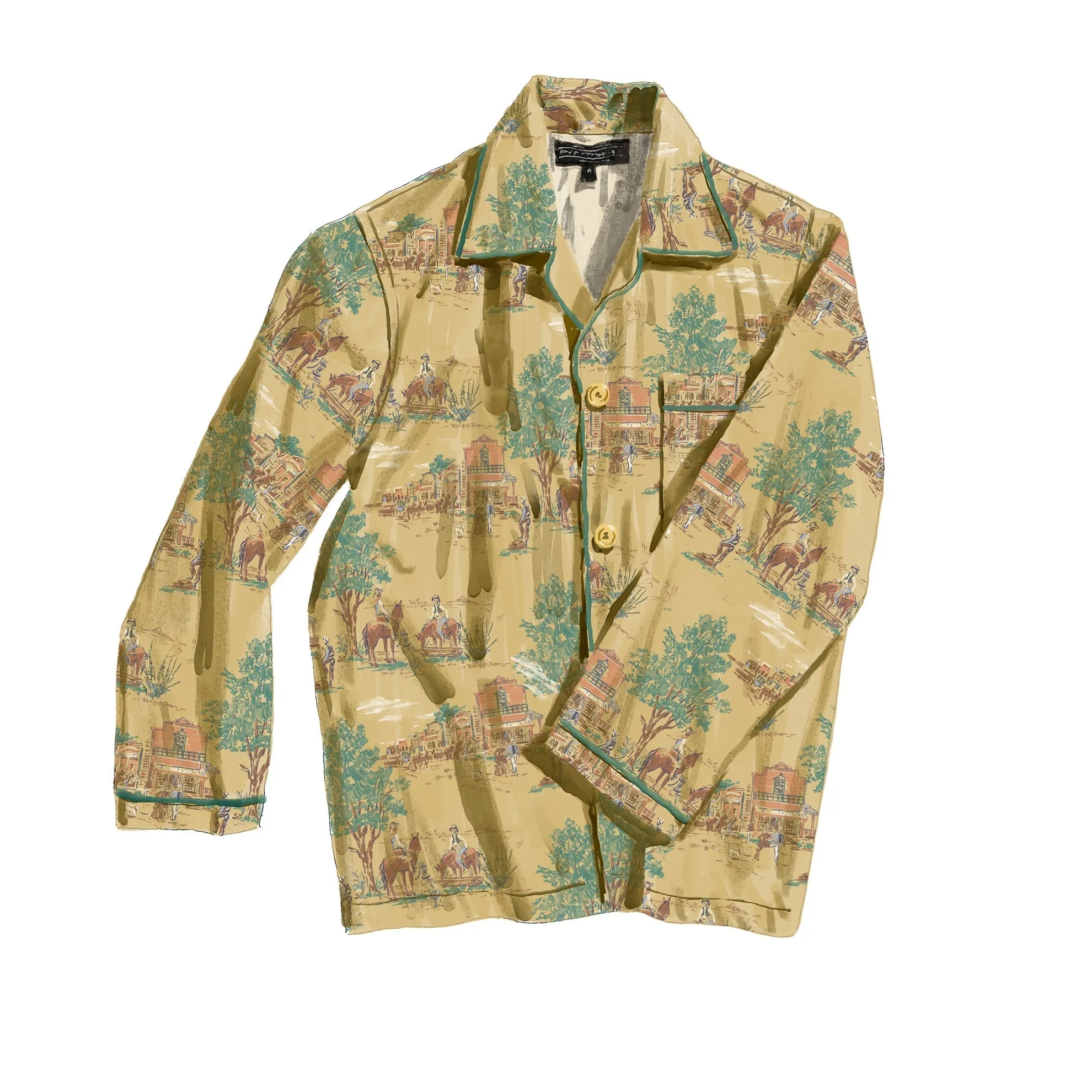 Rodeo Flannel PJ Shirt
