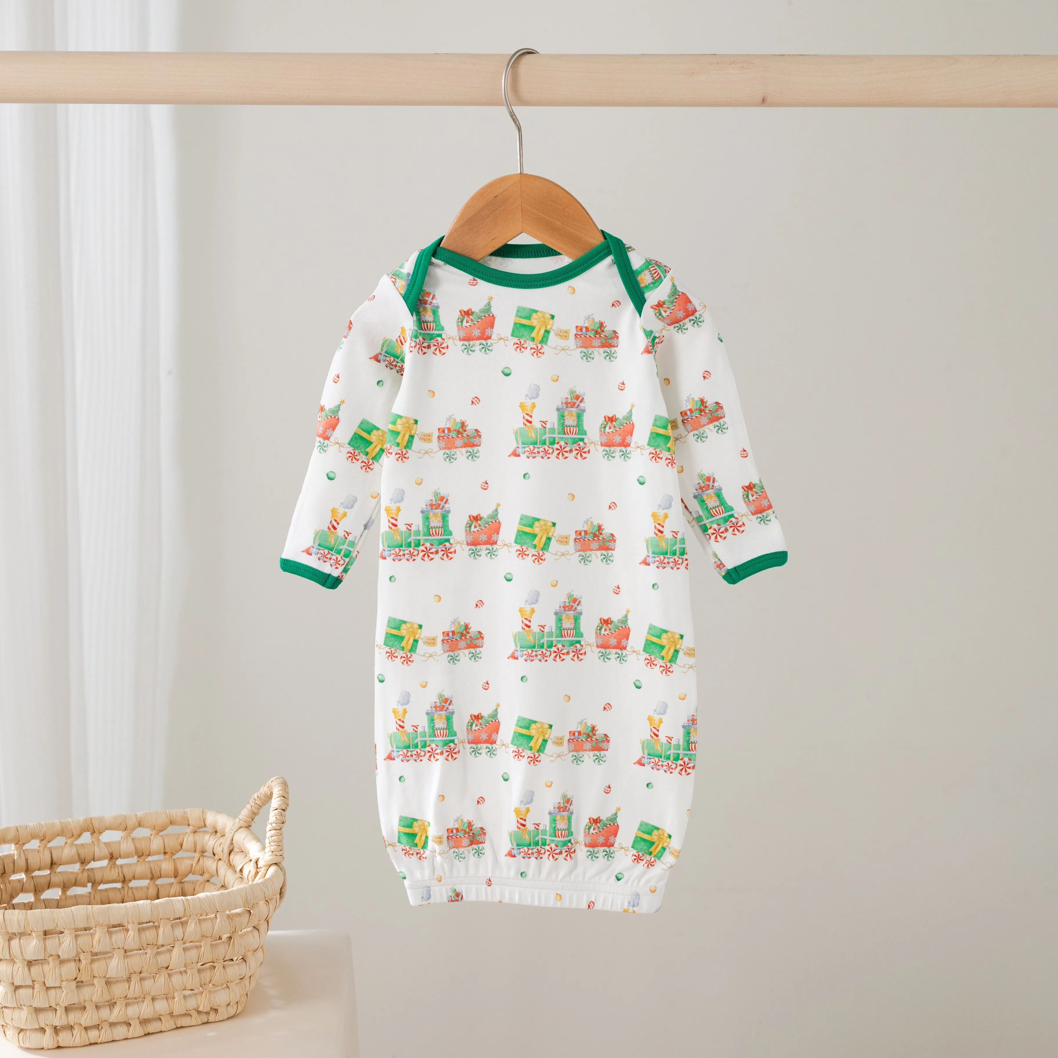 Santa's Sweet Express Organic Cotton Pajama