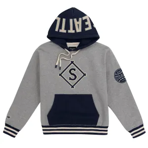 Seattle Steelheads Vintage Inspired NLB Colorblock Hoodie