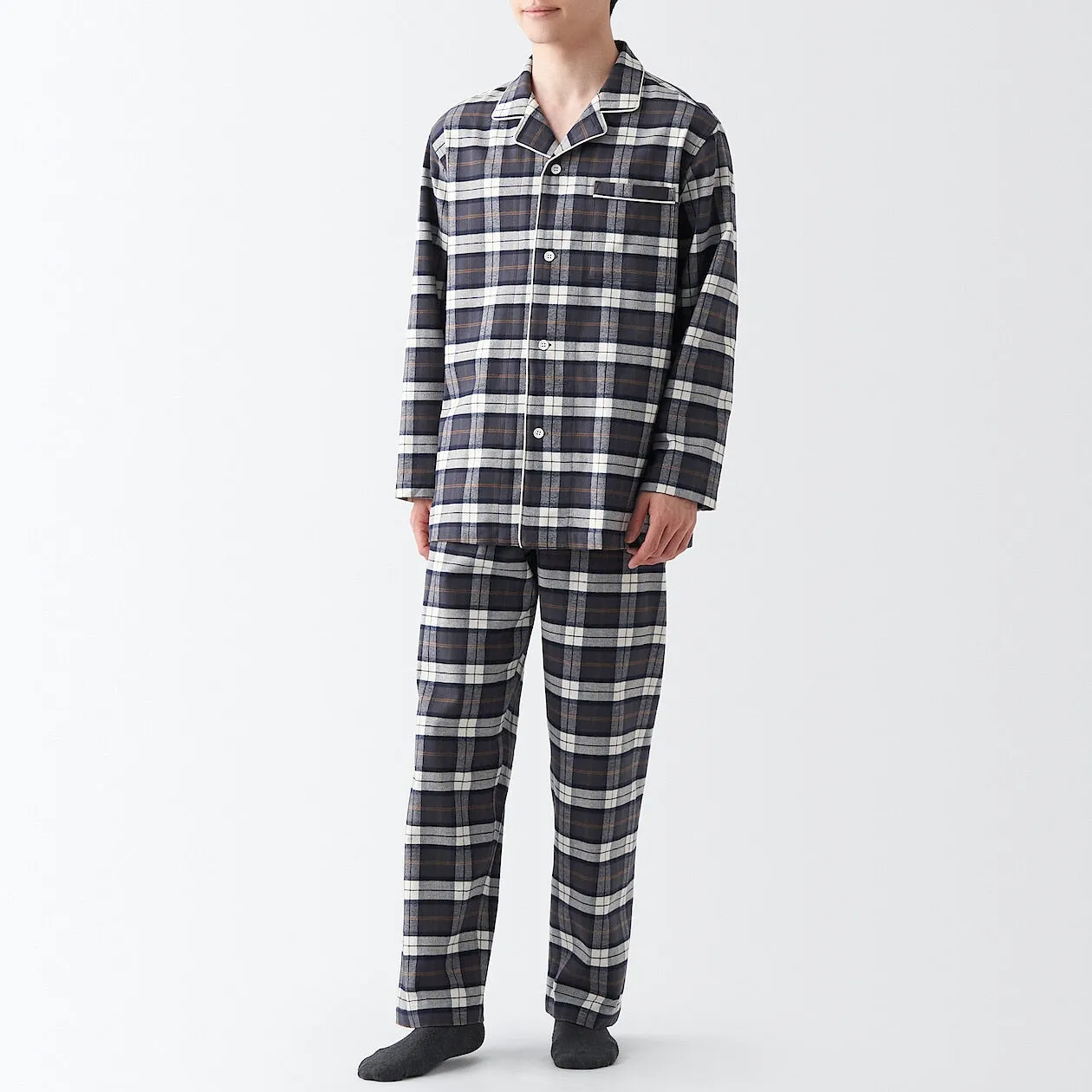 Side Seamless Flannel Pyjamas